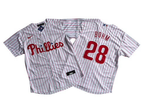 Philadelphia Phillies Limited Jersey White Fan Version NO.28 BOHM
