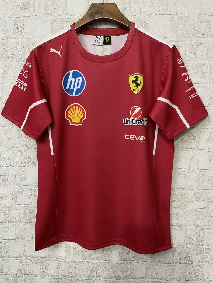 Scuderia Ferrari HP 2025 Team T-Shirt Red