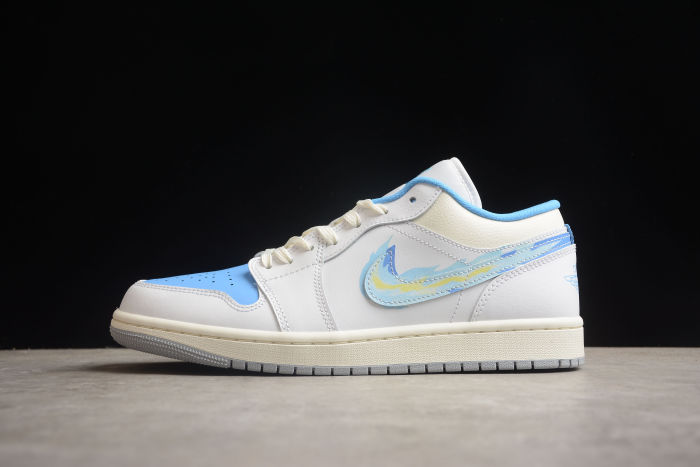 Air Jordan 1 Low Se Wmns Just Skate University Blue FJ7219 441