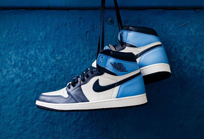 Air Jordan 1 Retro High OG Obsidian UNC 555088-140