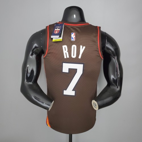 Brandon Roy Portland Trail Blazers 2021 City Edition Swingman Jersey Brown