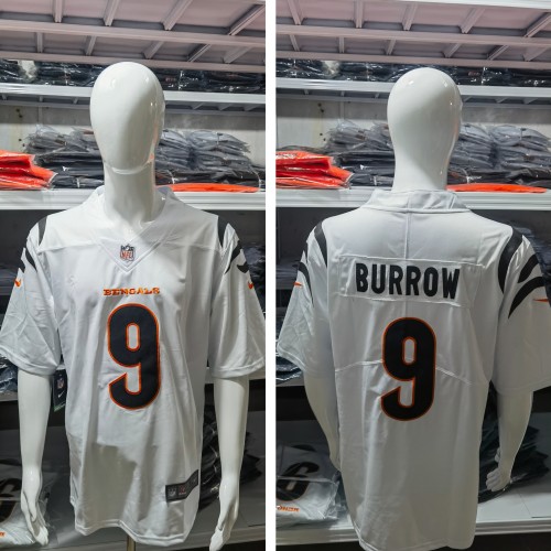 Cincinnati Bengals Jersey White NO.9 BURROW