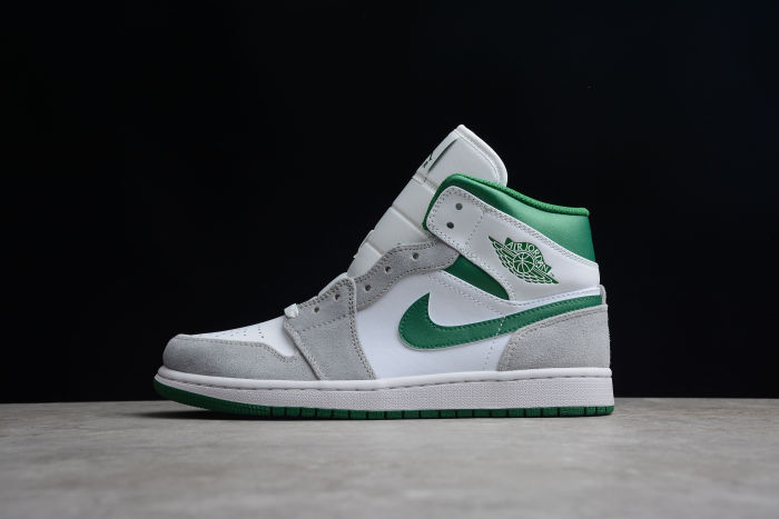 Air Jordan 1 Mid Green Grey