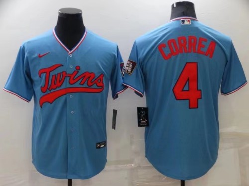 Minnesota Twins Limited Jersey Blue Fan Version NO.4 CORREA