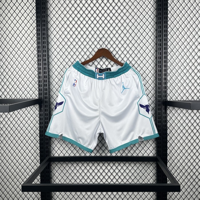 Charlotte Hornets Team Basketball Shorts White 20/21