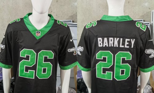 Philadelphia Eagles Jersey Retro Edition Black 2023 NO.26 BARKLAY