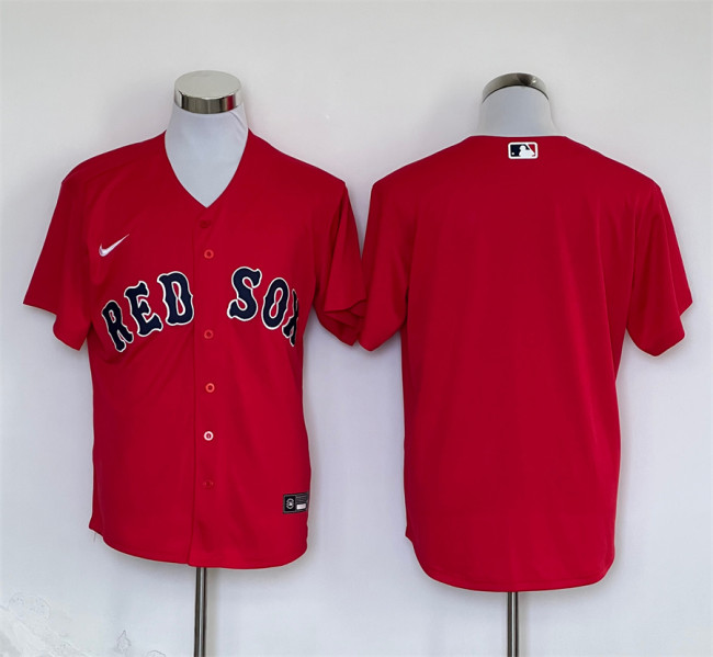 Boston Red Sox Home Jersey Red replica NO Number
