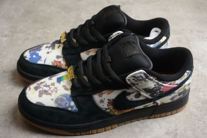 Supreme x SB Dunk Low 'Rammellzee' FD8778‑001