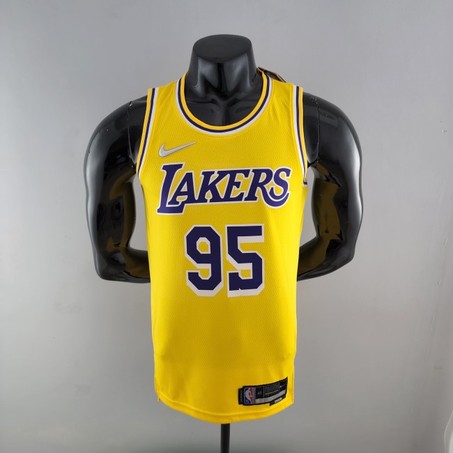 Juan Toscano-Anderson Los Angeles Lakers 75th Anniversary Swingman Jersey Yellow