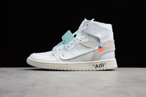 Air Jordan 1 Retro High OG x OFF-WHITE Euro AQ0818-100