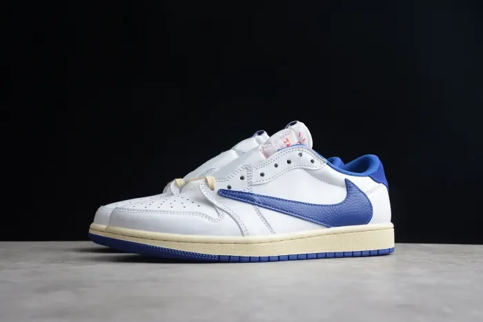 Travis Scott x Air Jordan 1 Low Blue Bottom Barb DM9868-218