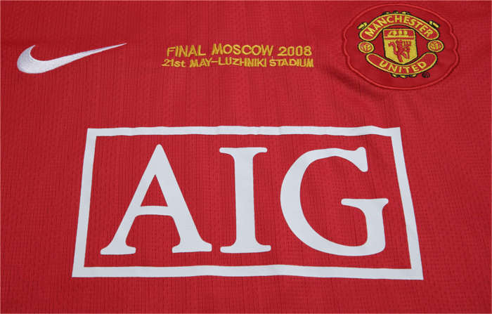 Manchester United Home Retro Jersey 07/08