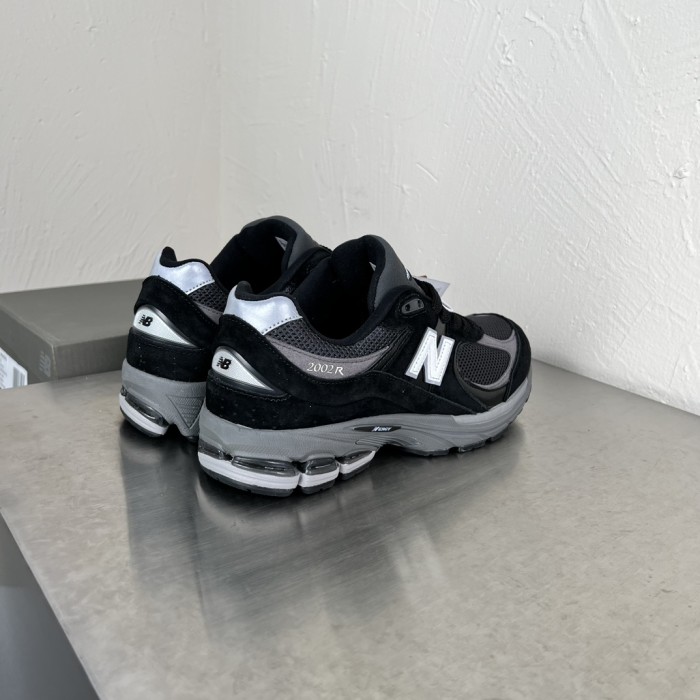 New Balance 2002R Black Dark Grey White - M2002RR1