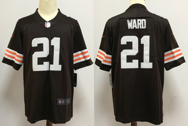 Cleveland Browns Jersey Black NO.21 WARD