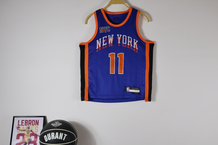 New York Knicks Kids Jersey City Edition 23/24 NO.11 BRUNSON
