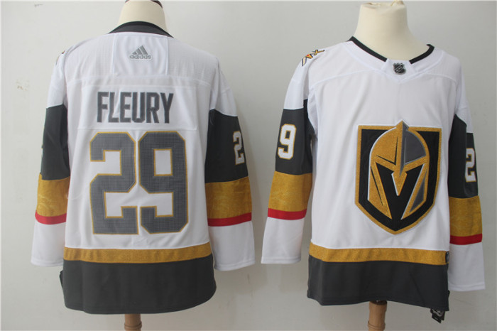 Vegas Golden Knights Home Jersey White NO.29 FLEURY