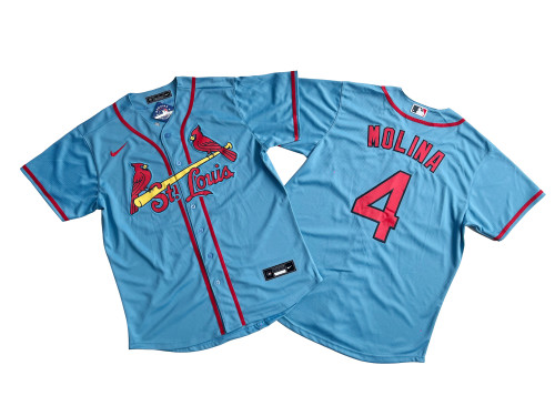 St. Louis Cardinals Jersey Blue Fan Version NO.4 MOLINA