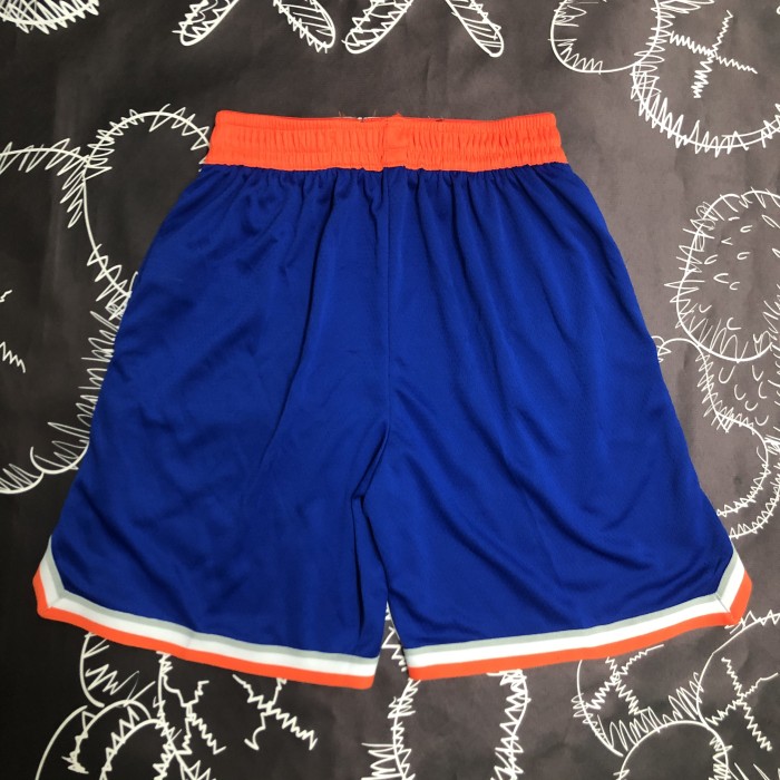 New York Knicks Game-Used Blue Shorts  18/19 Season