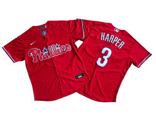 Philadelphia Phillies Limited Jersey Red Fan Version NO.3 HARPER