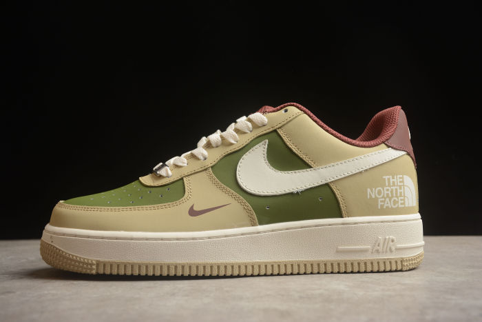 Air Force 1 07 Low The North Face Khaki Brown Green BS9055-727