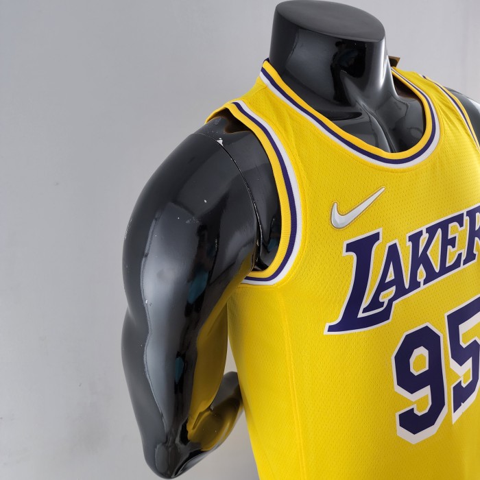 Juan Toscano-Anderson Los Angeles Lakers 75th Anniversary Swingman Jersey Yellow