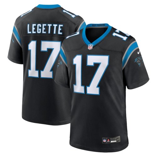 Carolina Panthers Jersey Black NO.17 LEGETTE