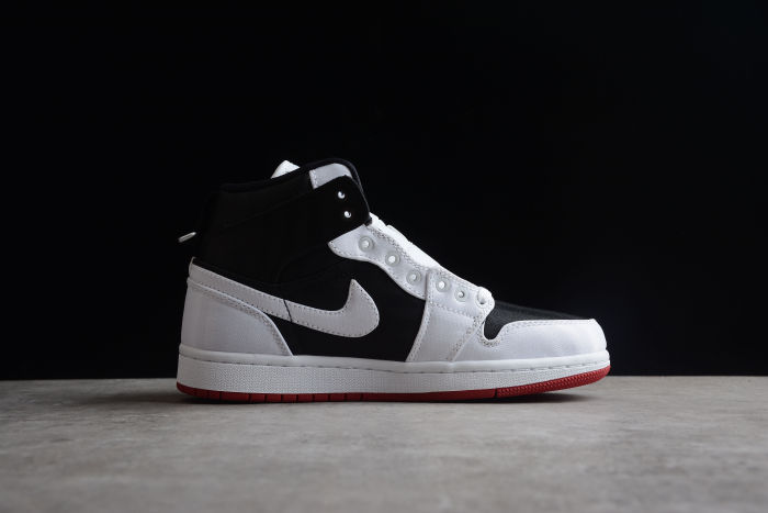 Air Jordan 1 Mid SE Utility White Black Gym Red