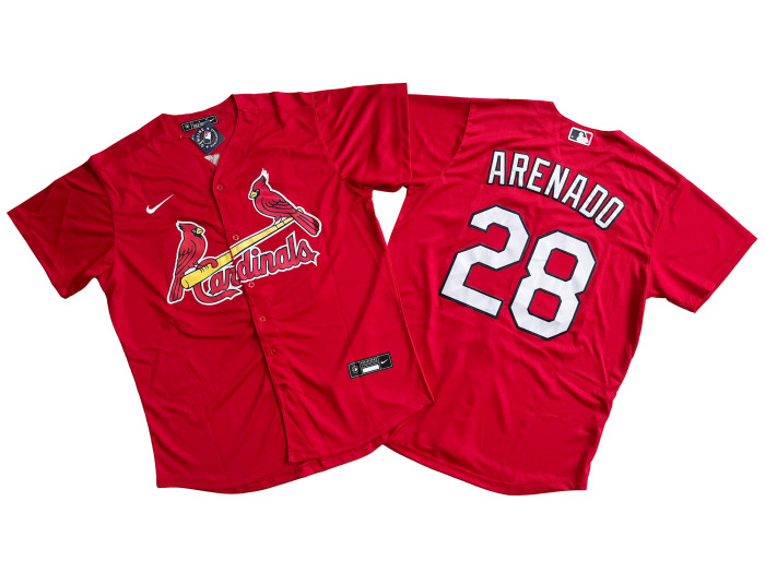 St. Louis Cardinals Jersey Red Fan Version NO.28 ARENADO