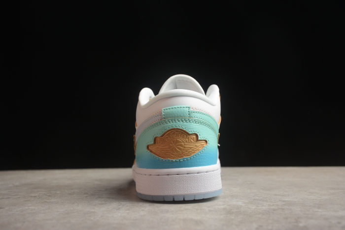 Air Jordan 1 Low White/Blue/Gold FN8899-131