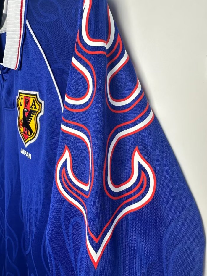 Japan Home Retro Long Sleeve Jersey 1998