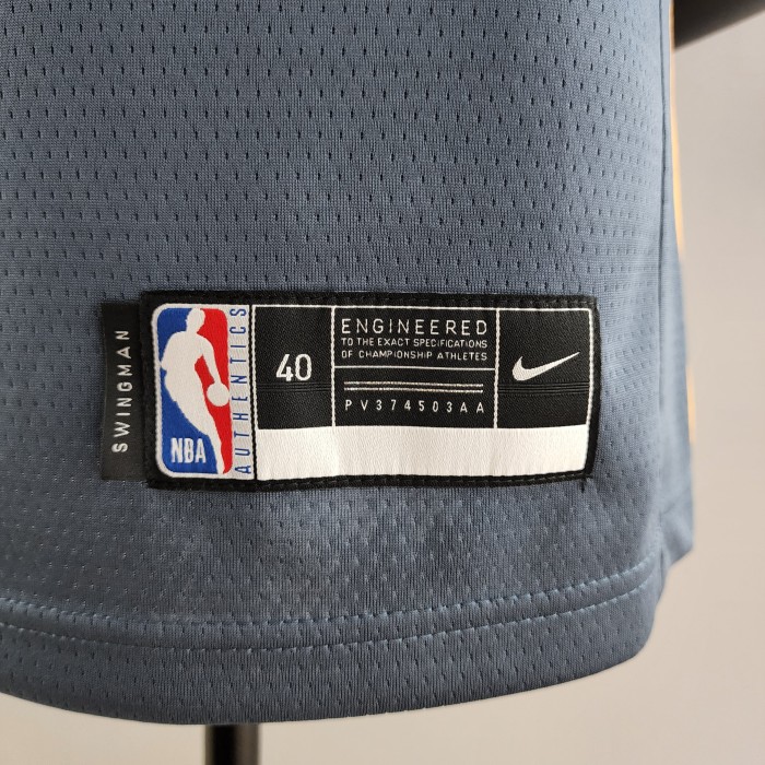 Klay Thompson Golden State Warriors Grey Swingman Jersey 2018