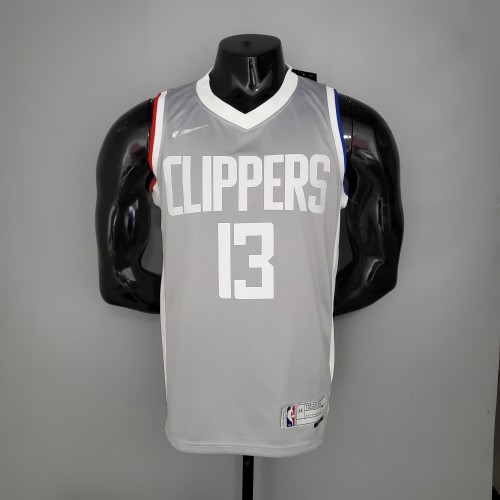 Paul George LA Clippers Bonus Edition Swingman Jersey Gray