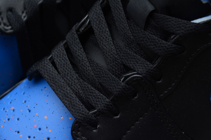 Air Jordan 1 Retro Mid Royal Paint Splatter 554724-048