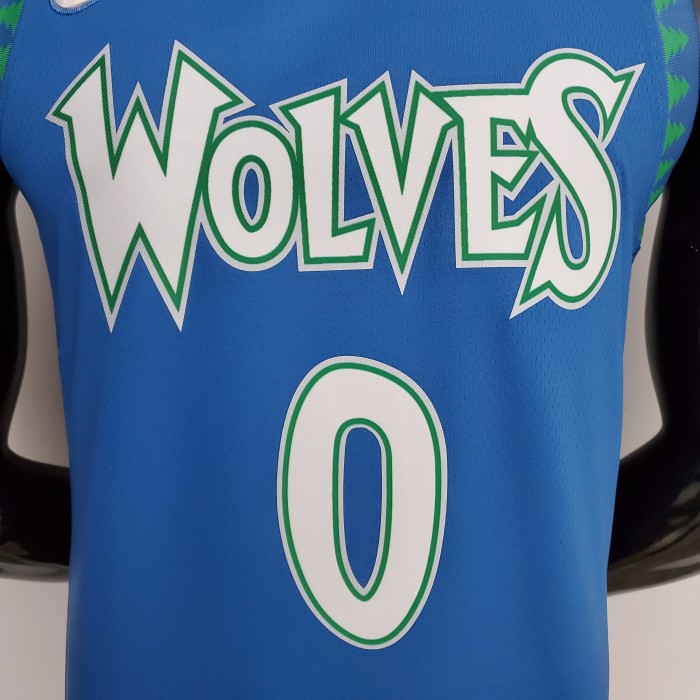 D'Angelo Russell Minnesota Timberwolves 75th Anniversary 2022 Swingman Jersey Blue