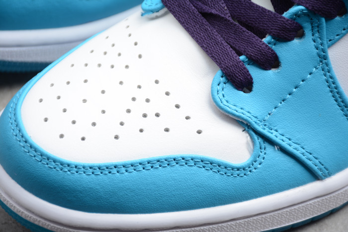 Air Jordan 1 Mid Hornets Blue 554724-415