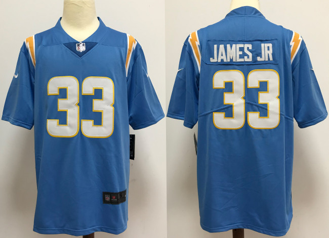 Los Angeles Chargers Alternate Jersey Light Blue NO.33 JAMES JR