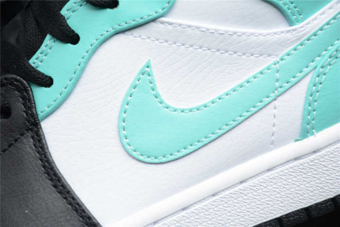 Air Jordan 1 Mid White Tropical Twist Black 554724-132