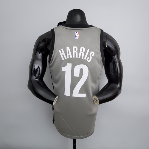 Joe Harris Brooklyn Nets Flying Man Swingman Jersey Gray