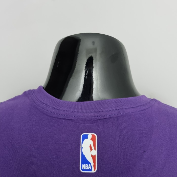 LeBron James Los Angeles Lakers Casual T-shirt Purple