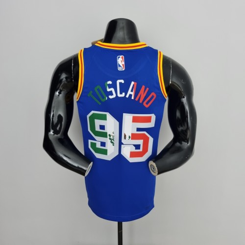 Juan Toscano-Anderson Golden State Warriors Swingman Jersey Mexico Exclusive Blue