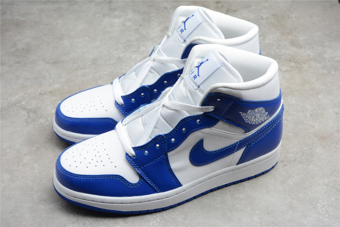 Jordan Air Jordan 1 Mid Kentucky Blue Sneakers - Farfetch