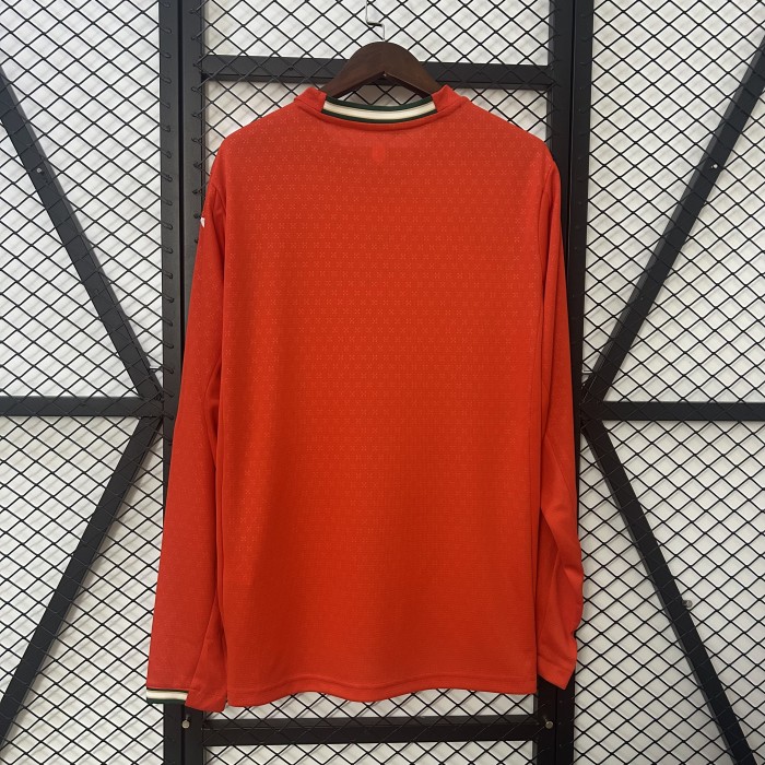 Portugal Euro 2025 Home Long Sleeve Man Jersey