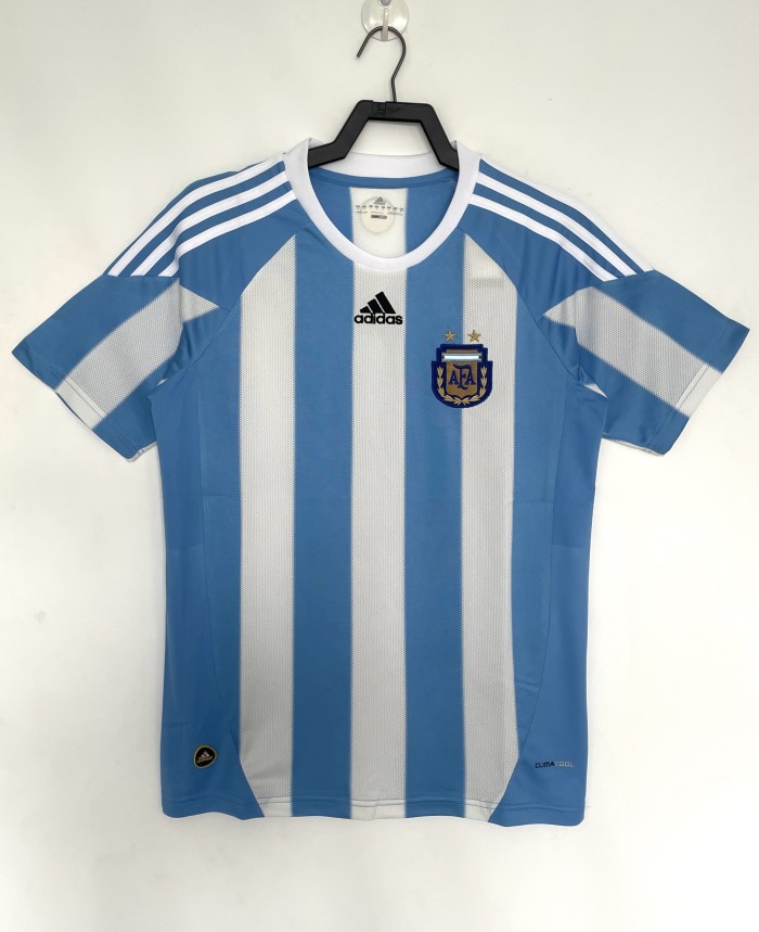 Argentina Home Retro Jersey 2010/11