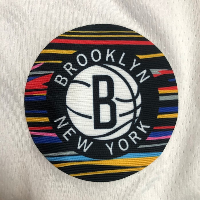 Brooklyn Nets White Shorts City Edition  19/20
