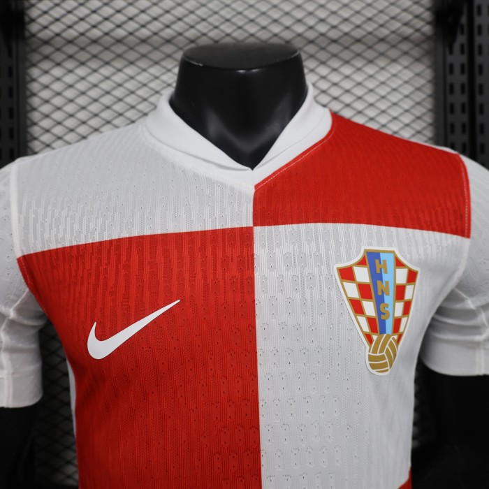 Croatia Euro 2024 Home Player Man Jersey