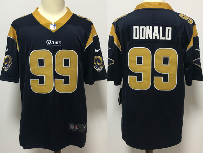 Los Angeles Rams Jerseys player version Blue NO.99 DONALD