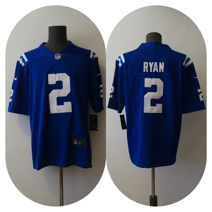Indianapolis Colts Alternate Jersey Blue NO.2 RYAN