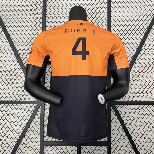 McLaren Polo Shirt Black NO.4 NORRIS