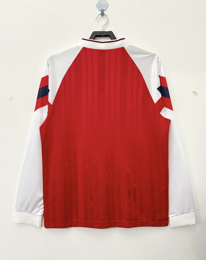 Arsenal Home Long Sleeve Retro Jersey 1992/94
