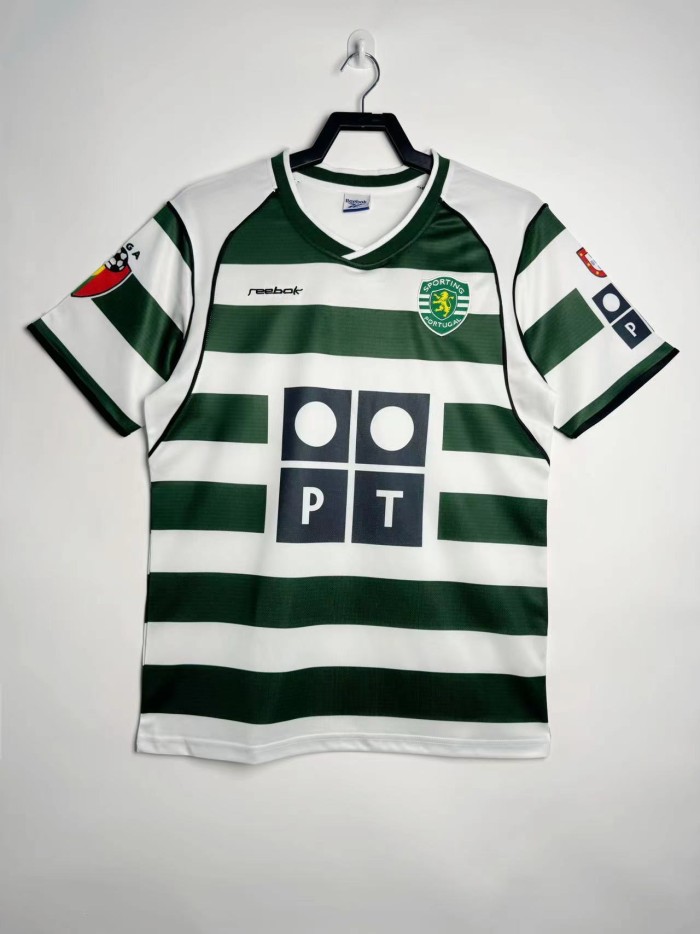 Sporting Lisbon Home Retro Jersey 2001/03